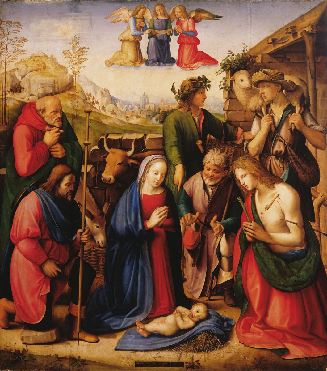 Adoration Of The Shepherds Ghirlandaio