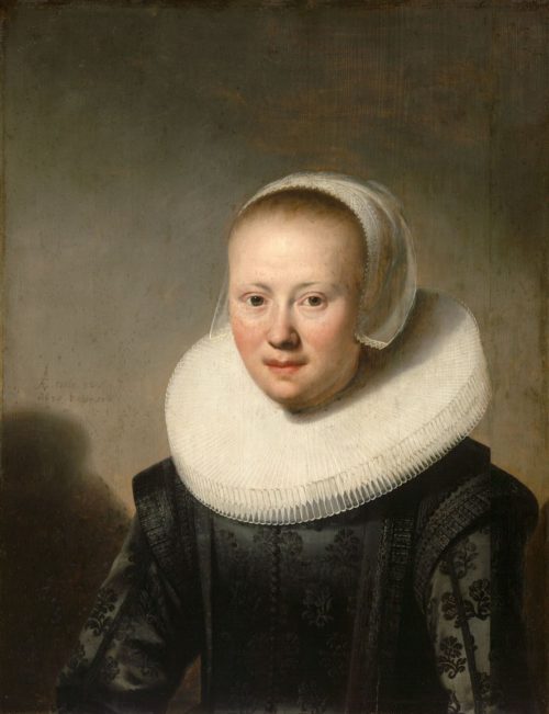 Lady with a Black Page – Museum of Fine Arts, Budapest