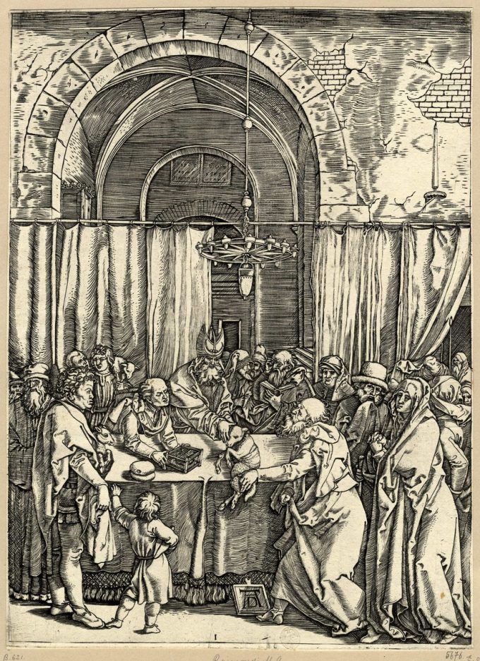 The High Priest Refuses Joachim’s Sacrifice, plate 1 from 17 prints ...