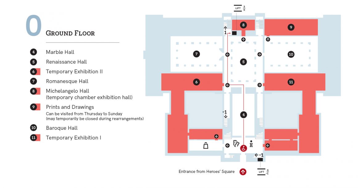 Museum Map – Museum of Fine Arts, Budapest